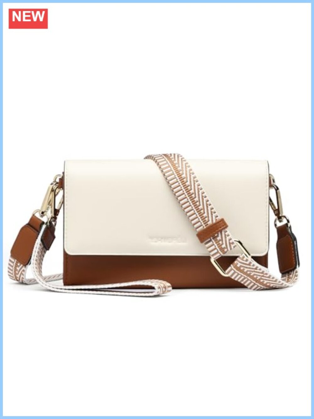 Small Crossbody Bag Vegan Leather RFID Wristlet Phone Purse Mini Handbag